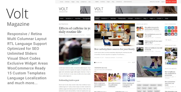 Volt - Newspaper & Magazine WordPress Theme Logo