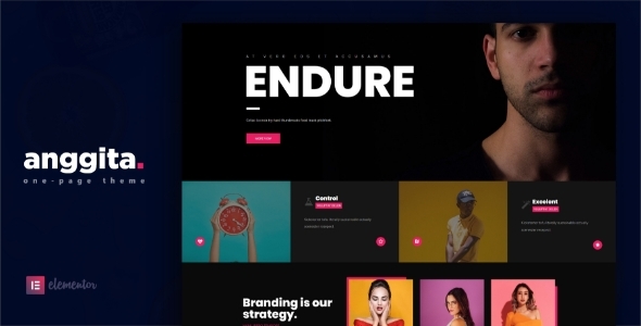 Anggita - One Page Portfolio Theme Logo